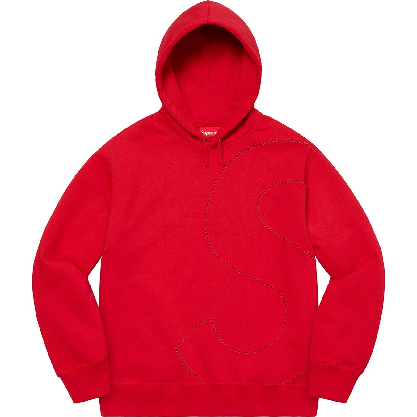 Laser Cut S Logo Hooded Sweatshirt view 3
